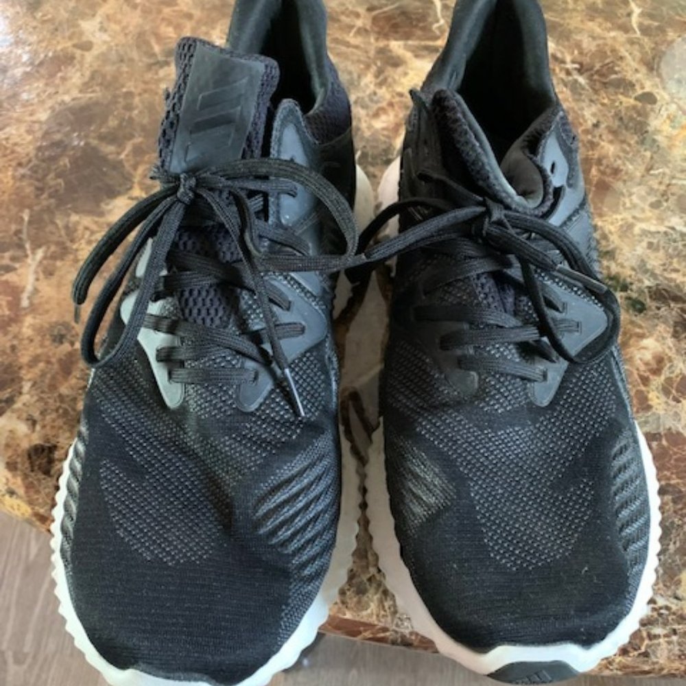 Adidas black sneakers size 13 Mens barely worn